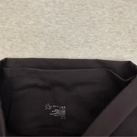 Offline By Aerie Women Brown High Waisted Bootcut Legging Flare Leggings Size M - Picture 6 of 13